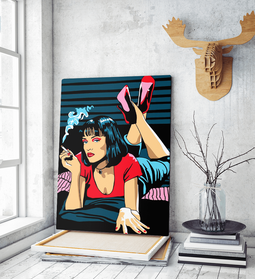 Πίνακας σε Καμβά : Pop Art Pulp Fiction Πίνακας σε Καμβά : Pop Art Pulp Fiction