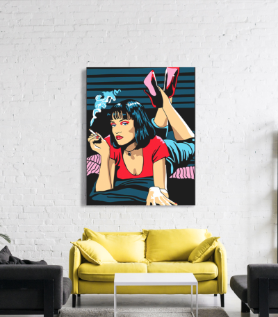 Πίνακας σε Καμβά : Pop Art Pulp Fiction