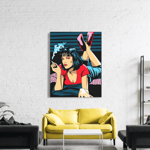 Πίνακας σε Καμβά : Pop Art Pulp Fiction
