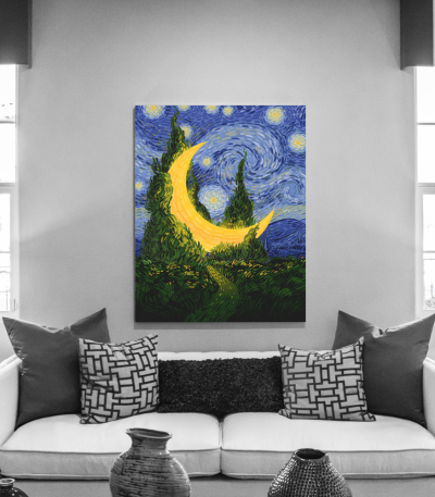 Πίνακας σε Καμβά : The Starry Night