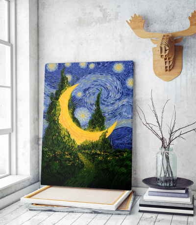 Πίνακας σε Καμβά : The Starry Night