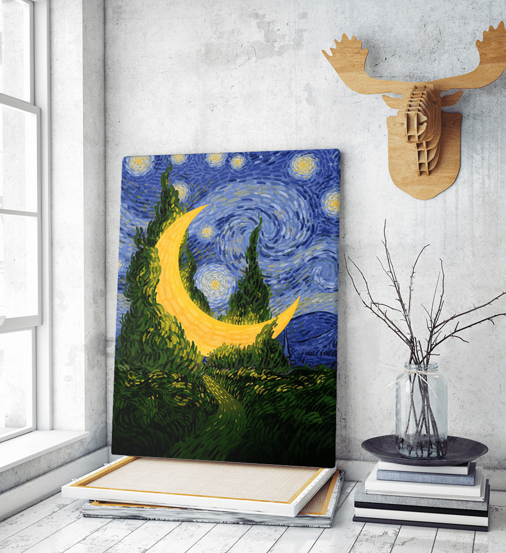 Πίνακας σε Καμβά : The Starry Night