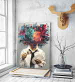 Πίνακας σε Καμβά : Colorful Artist