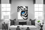 Πίνακας σε Καμβά : White Tiger