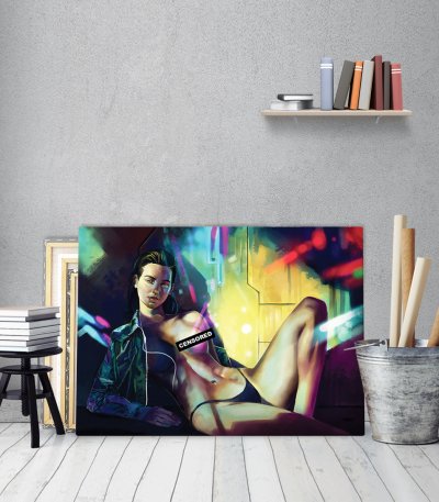 Πίνακας σε Καμβά : Censored Art