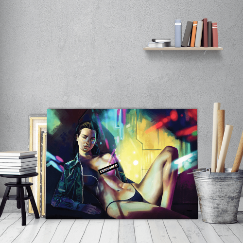 Πίνακας σε Καμβά : Censored Art