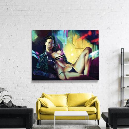 Πίνακας σε Καμβά : Censored Art