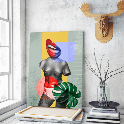 Πίνακας σε Καμβά : Mannequin Collage photo
