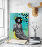 Πίνακας σε Καμβά : Vinyl Abstract Art