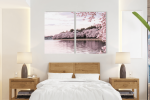 Σύνθεση με πίνακες Καμβάδες : Blossom Tree - 2 Τεμάχια 70x50