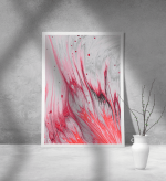 Εκτύπωση σε Αφίσα Χαρτί Abstract Pink