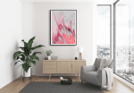 Εκτύπωση σε Αφίσα Χαρτί Abstract Pink
