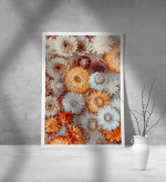 Εκτύπωση σε Αφίσα Χαρτί White and Orange Flowers