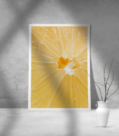 Εκτύπωση σε Αφίσα Χαρτί Lemon