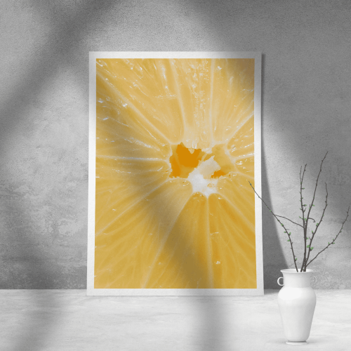 Εκτύπωση σε Αφίσα Χαρτί Lemon
