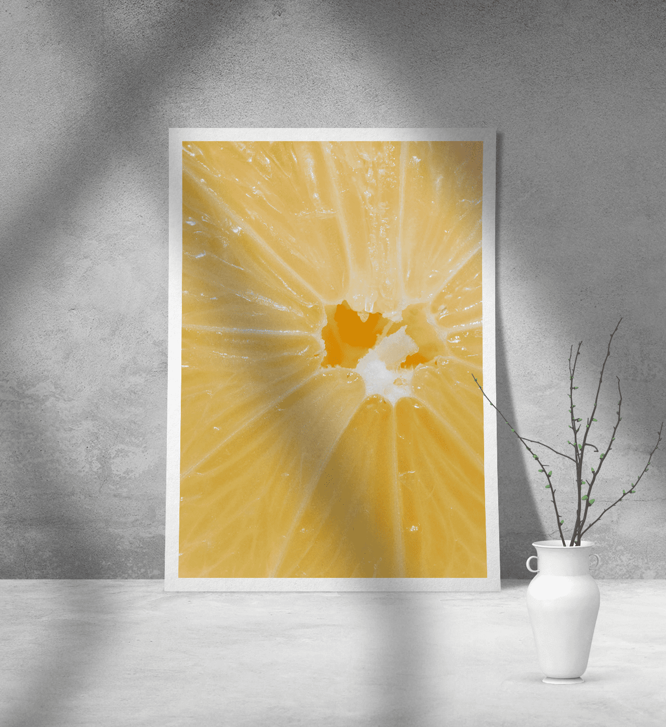 Εκτύπωση σε Αφίσα Χαρτί Lemon