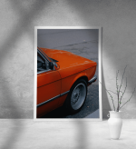 Εκτύπωση σε Αφίσα Χαρτί Orange Vintage