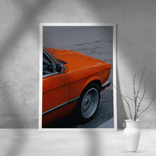 Εκτύπωση σε Αφίσα Χαρτί Orange Vintage