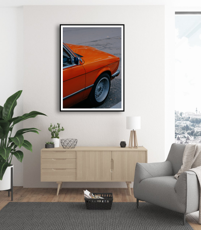 Εκτύπωση σε Αφίσα Χαρτί Orange Vintage