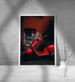 Εκτύπωση σε Αφίσα Χαρτί Red Vespa