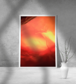 Εκτύπωση σε Αφίσα Χαρτί Orange Abstract Photography