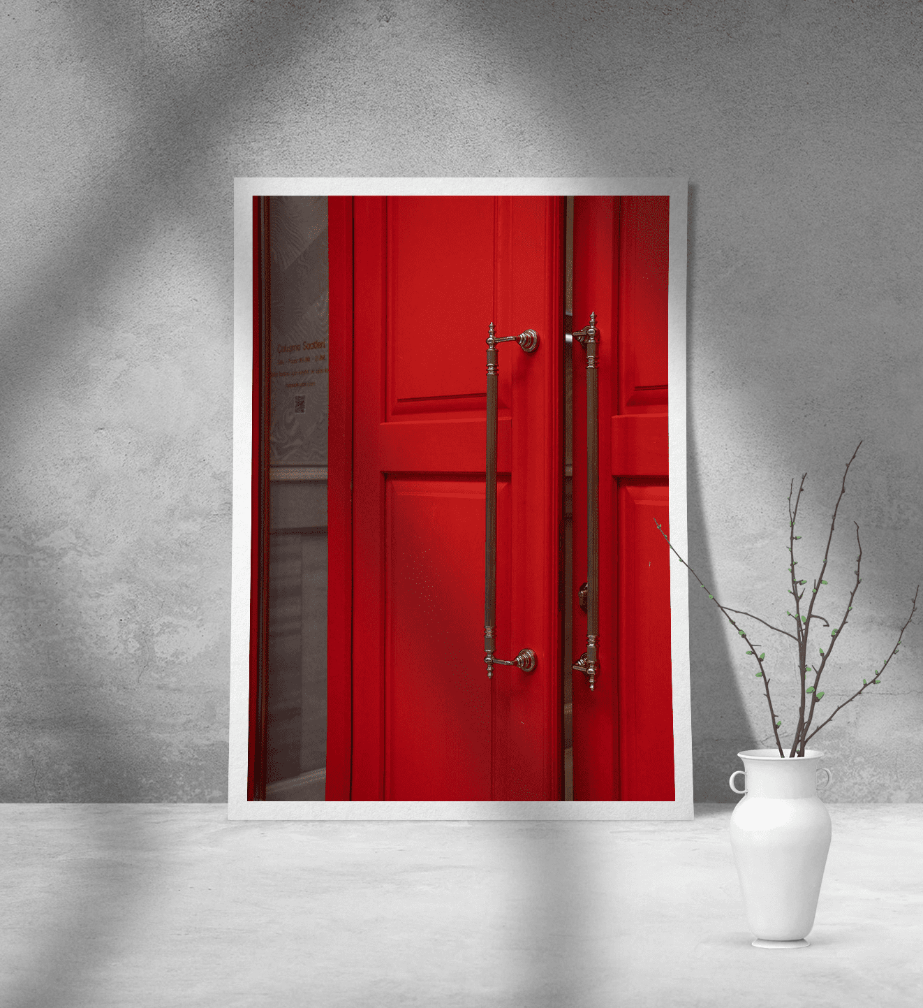 Εκτύπωση σε Αφίσα Χαρτί Red Door Εκτύπωση σε Αφίσα Χαρτί Red Door