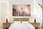 Μοντέρνος Τρίπτυχος Καμβάς Alcohol Ink Abstract Art