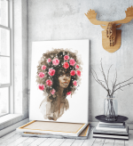 Πίνακας σε Καμβά : Cute Lady Portrait