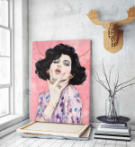 Πίνακας σε Καμβά : Vogue Famous Model Art