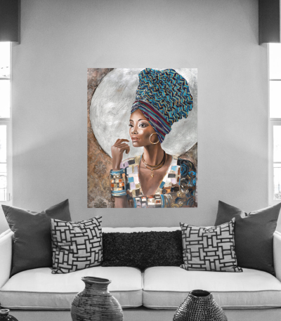 Πίνακας σε Καμβά : African Woman Portrait