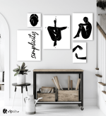 Σύνθεση Με Πίνακες Καμβάδες 95x75- 5 Τεμάχια - Simplicity