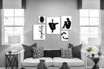 Σύνθεση Με Πίνακες Καμβάδες 95x75- 5 Τεμάχια - Simplicity