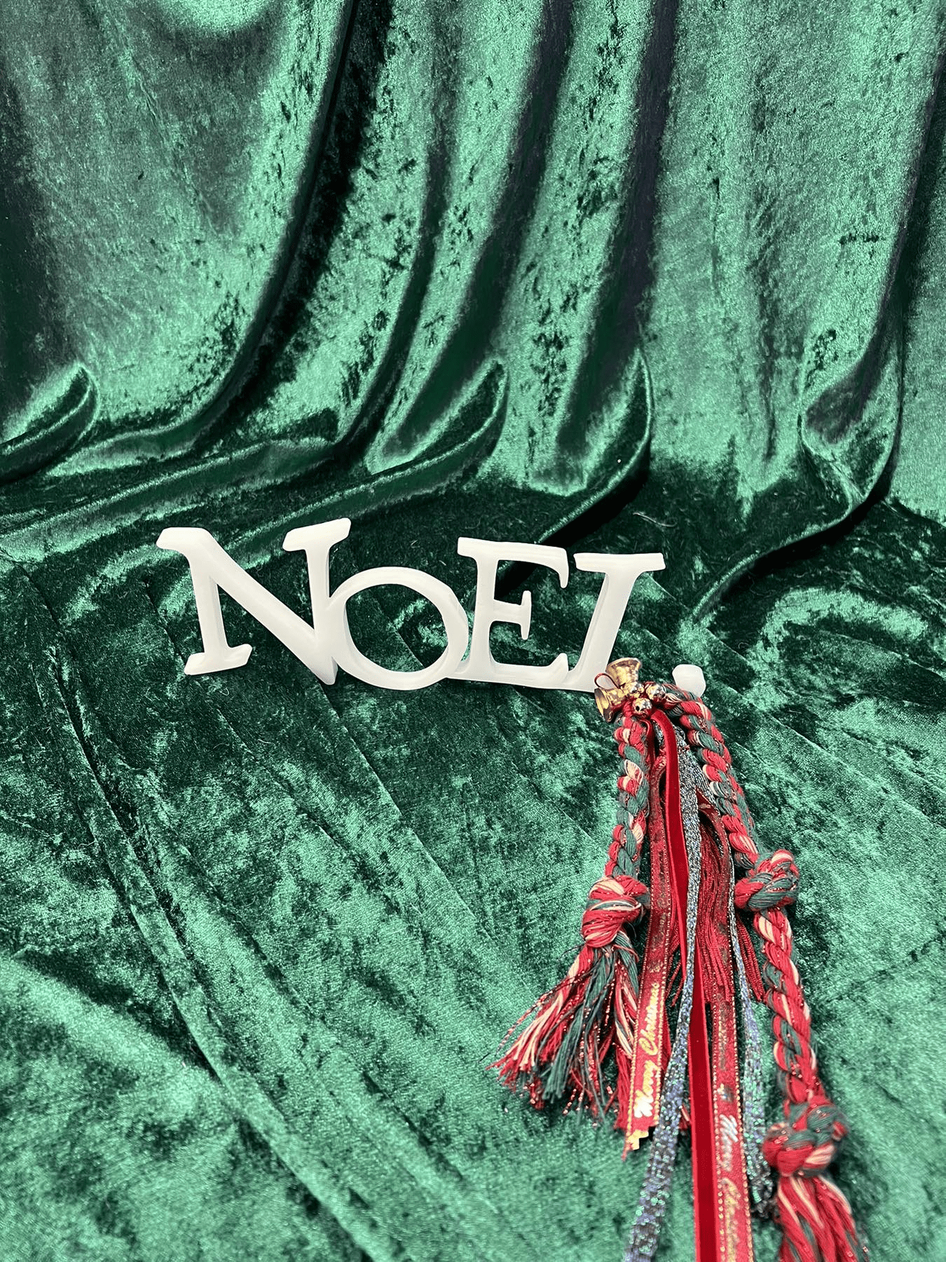 ΧΡΙΣΤΟΥΓΕΝΝΙΑΤΙΚΟ ΔΙΑΚΟΣΜΗΤΙΚΟ NOEL ΑΠΟ PLEXIGLASS ΜΕ ΣΤΟΛΙΣΜΟ 26x8 - 1cm