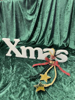 ΧΡΙΣΤΟΥΓΕΝΝΙΑΤΙΚΟ ΔΙΑΚΟΣΜΗΤΙΚΟ XMAS ΑΠΟ PLEXIGLASS ΜΕ ΣΤΟΛΙΣΜΟ 50x16 - 1cm