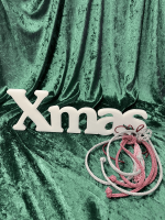 ΧΡΙΣΤΟΥΓΕΝΝΙΑΤΙΚΟ ΔΙΑΚΟΣΜΗΤΙΚΟ XMAS ΑΠΟ PLEXIGLASS ΜΕ ΣΤΟΛΙΣΜΟ 40x14 - 1cm