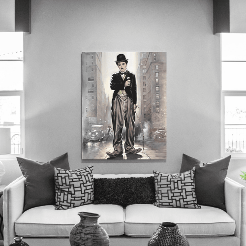 Πίνακας σε Καμβά : Charlie Chaplin