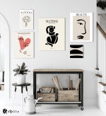 Σύνθεση Με Πίνακες Καμβάδες 95x75- 5 Τεμάχια - Art is Art