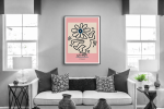 Εκτύπωση σε Αφίσα Χαρτί Keith Haring Flower