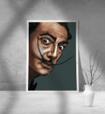Εκτύπωση σε Αφίσα Χαρτί Dali Portrait
