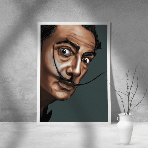 Εκτύπωση σε Αφίσα Χαρτί Dali Portrait