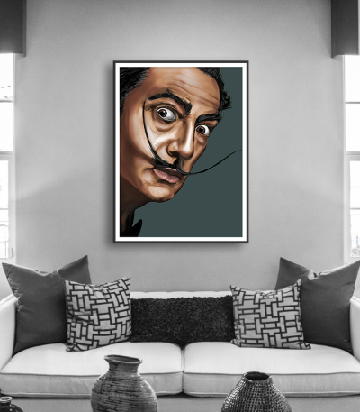 Εκτύπωση σε Αφίσα Χαρτί Dali Portrait