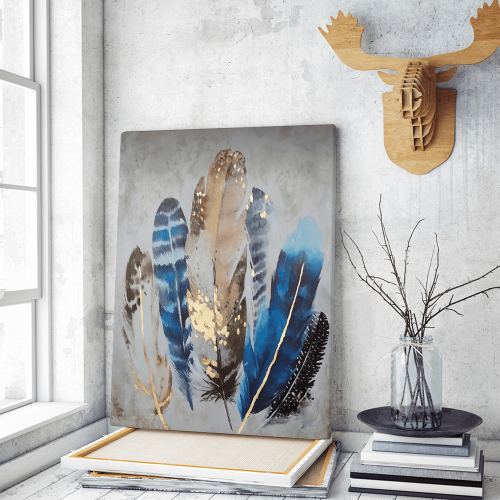 Πίνακας σε Καμβά : Beautiful feathers