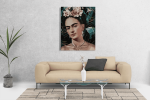 Πίνακας σε Καμβά : Frida Kahlo Floral Painting