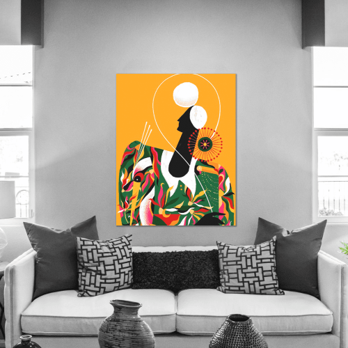 Πίνακας σε Καμβά : Abstract Human Painting
