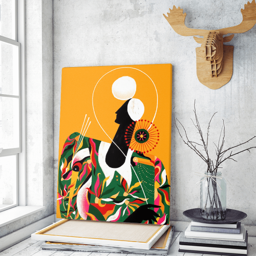 Πίνακας σε Καμβά : Abstract Human Painting