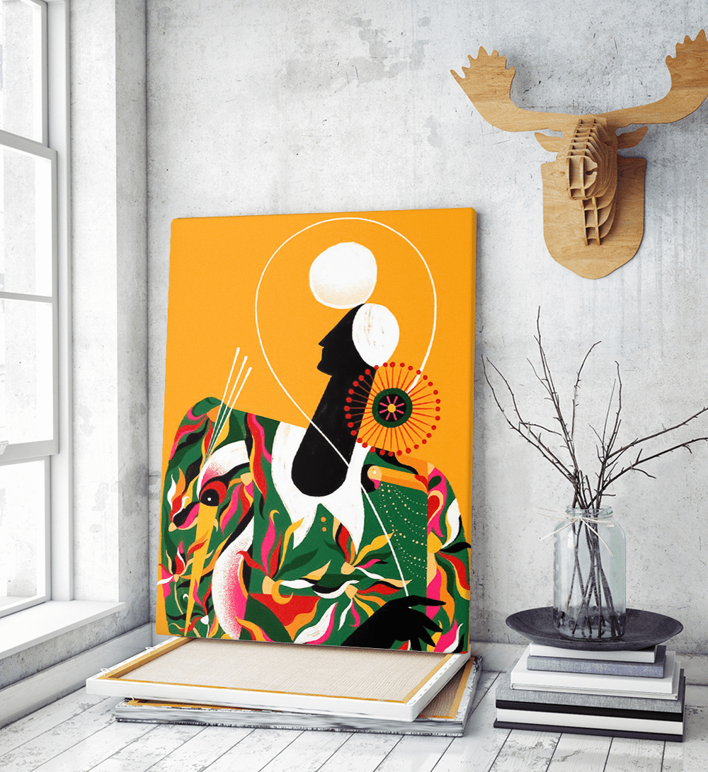 Πίνακας σε Καμβά : Abstract Human Painting