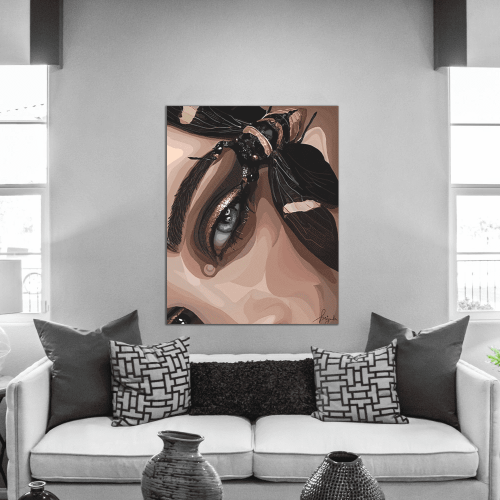 Πίνακας σε Καμβά : Woman Illustration Art