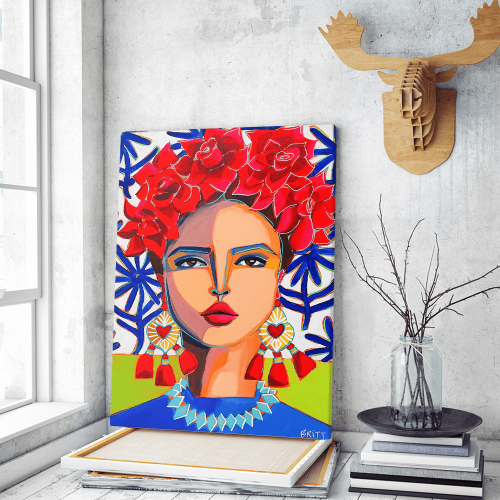 Πίνακας σε Καμβά : Beautiful Colorful Painting