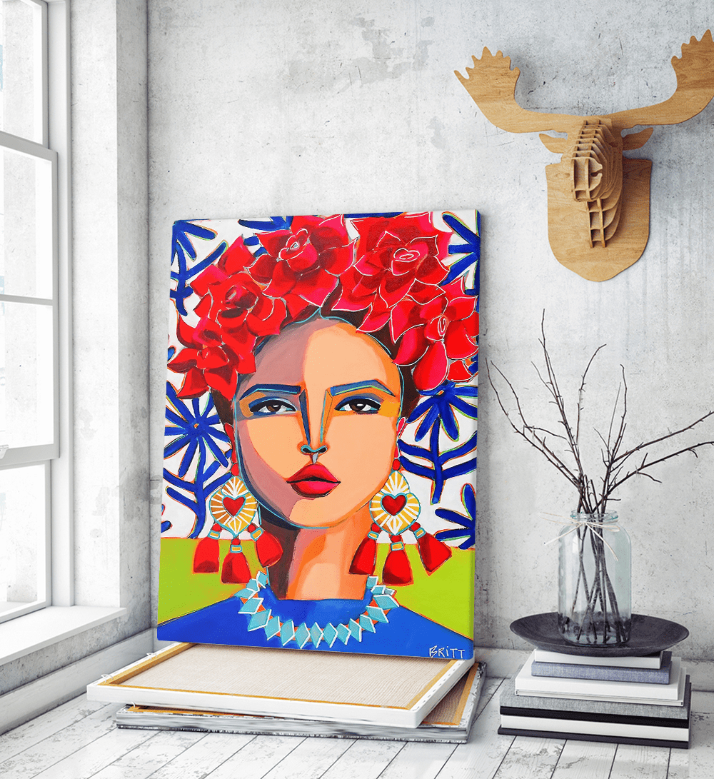 Πίνακας σε Καμβά : Beautiful Colorful Painting