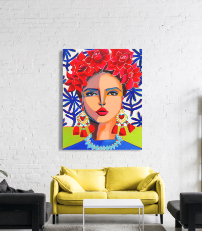 Πίνακας σε Καμβά : Beautiful Colorful Painting